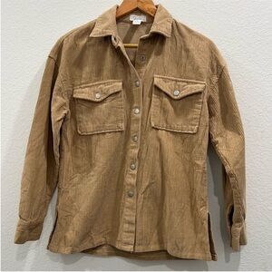 Japna Beige Corduroy Shirt